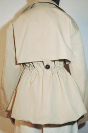 Trench court taille réglable
