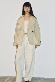 Trench court taille réglable