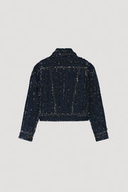 Veste en denim effilochée Édition limitée