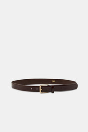 Ceinture 100 % cuir à boucle carrée
