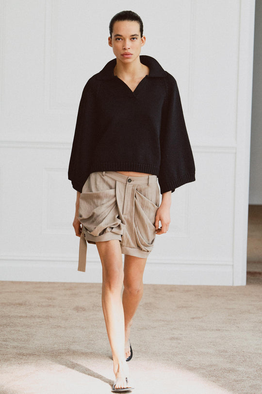 Pull en maille à col V