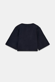 Veste courte en maille
