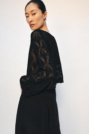 Pull en maille pointelle