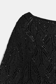 Pull en maille pointelle