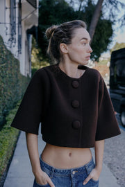 Veste courte en maille