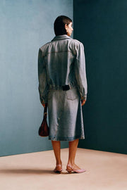 Jupe midi en denim Willy Chavarria x