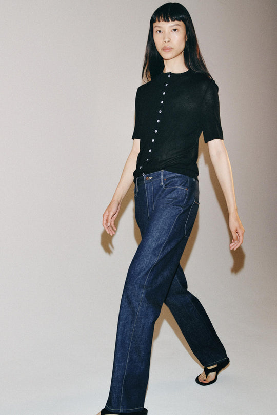 Jean ZW Collection droit taille haute