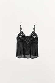 Top lingerie brodé à perles ZW Collection