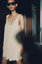Robe brodée à bretelles ZW Collection