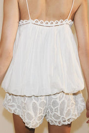 Top bouffant brodé ZW Collection