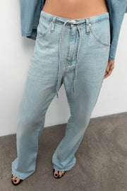 Jean fluide en denim TRF