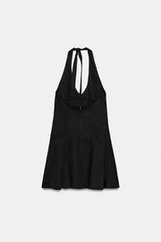 Robe mini dos-nu fluide