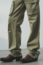 Pantalon droit cargo