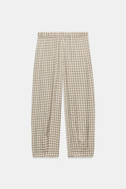 Pantalon fluide à carreaux ZW Collection