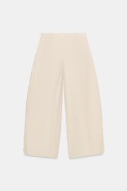Pantalon coupe barrel à bas réglable