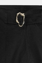 Pantalon coupe barrel à boucle
