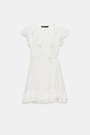 Robe mini à volants