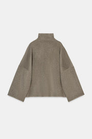 Veste en mélange de laine à surpiqûres ZW Collection