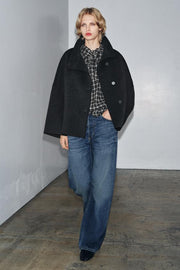 Manteau court en laine ZW Collection