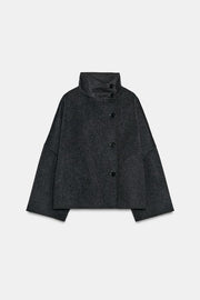 Manteau court en laine ZW Collection