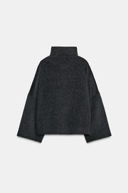 Manteau court en laine ZW Collection
