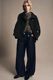 Manteau court en laine ZW Collection