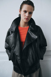 Veste effet cuir ZW Collection