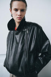Veste effet cuir ZW Collection