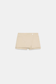 Jupe-culotte croisée taille basse