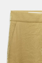 Pantalon droit effet froissé