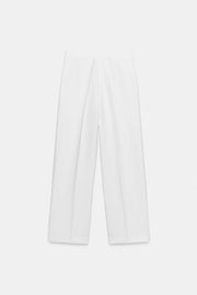 Pantalon droit taille haute