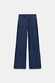 Pantalon droit en lin