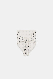 Top satiné bustier lien à nouer
