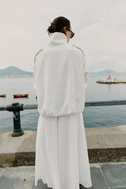 Veste bomber à col montant