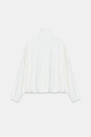 Veste bomber à col montant