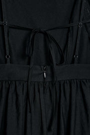 Robe midi brodée ajourée
