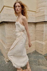 Robe midi lingerie en dentelle