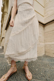 Robe midi lingerie en dentelle