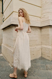 Robe midi lingerie en dentelle
