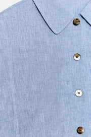 Chemise sans manches en lin