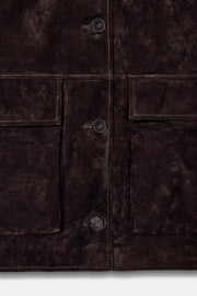 Blouson 100 % cuir suédé