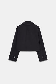 Trench court croisé