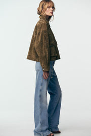 Blouson bomber 100 % cuir