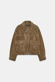 Blouson bomber 100 % cuir