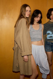 Trench long oversize