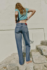 Jean Z1975 coupe droite taille haute, longueur longue
