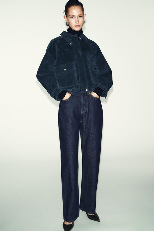 Jean Z1975 coupe droite taille haute, longueur longue