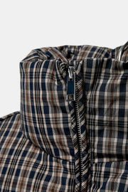 Anorak matelassé à carreaux