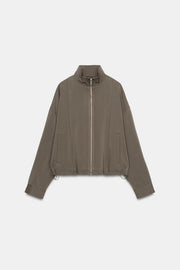 Blouson bomber à col montant