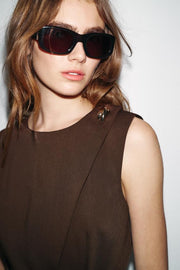 Gilet croisé avec ceinture